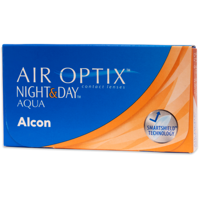 Monatslinsen Sphärisch Air Optix Night&Day Aqua 3er Ansicht 2