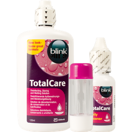 Blink Total Care Twin Pack Flaschen und Kontaktlinsenbehälter